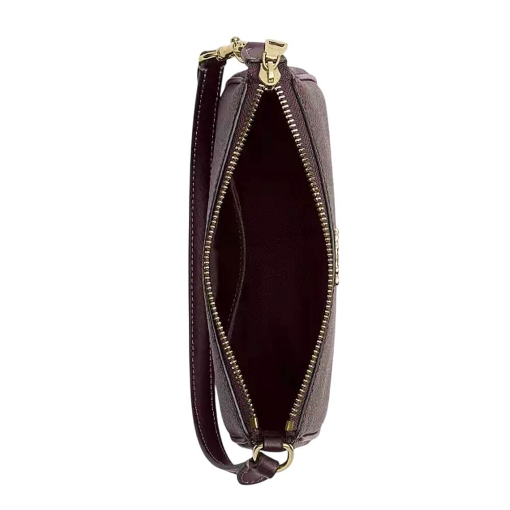 Coach Nolita in Signature Canvas Black Currant NWT - Picture 2 of 5